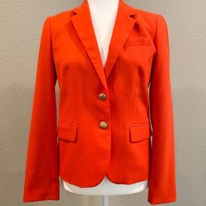 J.Crew Women’s Orange Blazer (Size 4, EUC)
